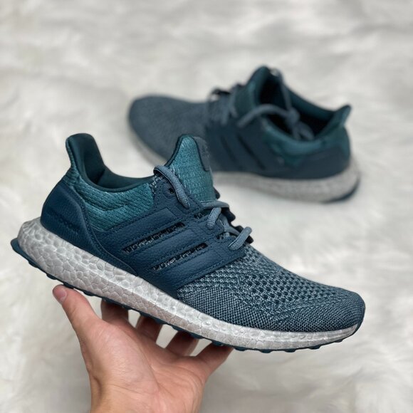 Adidas UltraBoost 1.0 Low Mens Sportswear Shoes Blue ID9673 NEW Sz 7 - Picture 1 of 10